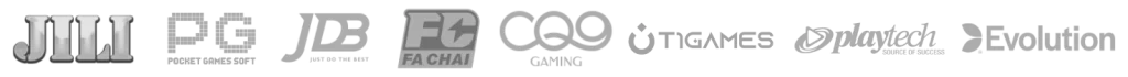 Game provider logos displayed on 92PH online casino platform